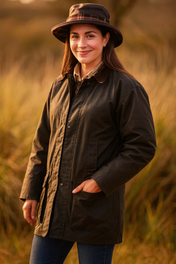 Chaqueta Kirkstall acolchada con cera para mujer - Imagen 5