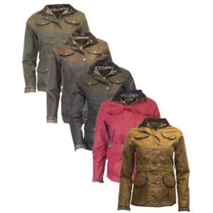 Chaqueta de moto Florence Wax para mujer