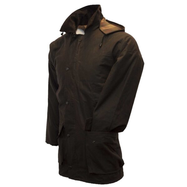 Walker and Hawkes – Chaqueta acolchada encerada Blackstone para hombre - Imagen 14