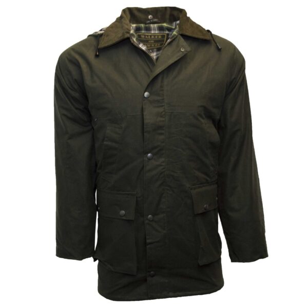 Walker and Hawkes – Chaqueta acolchada encerada Blackstone para hombre - Imagen 8