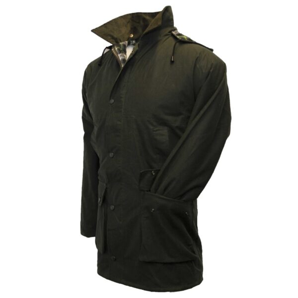 Walker and Hawkes – Chaqueta acolchada encerada Blackstone para hombre - Imagen 2