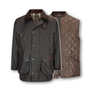 Chaqueta Greendale 3 en 1 Wax para hombre - Marron