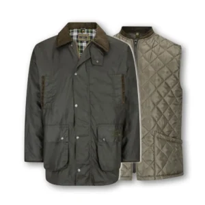 Chaqueta Greendale 3 en 1 Wax para hombre - Oliva