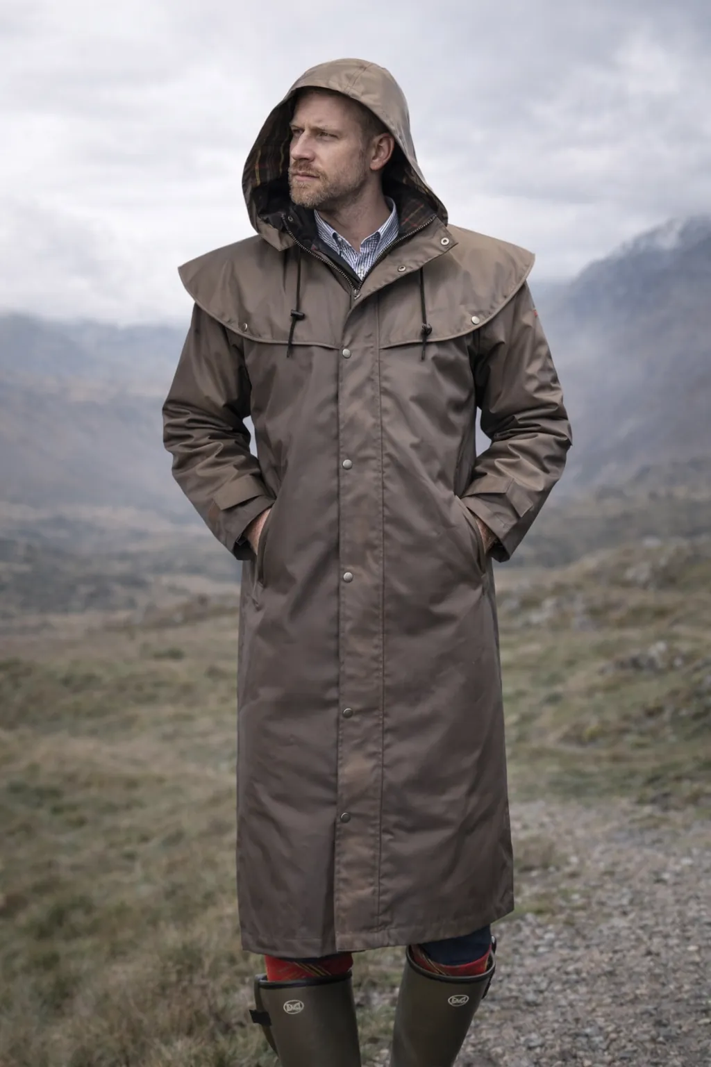 Abrigo tipo capa Midland impermeable para exteriores - Imagen 12