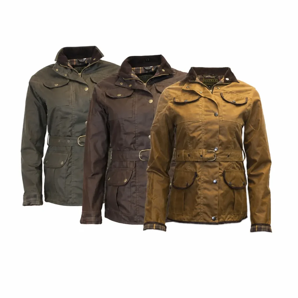 Campera Florence encerada para mujer