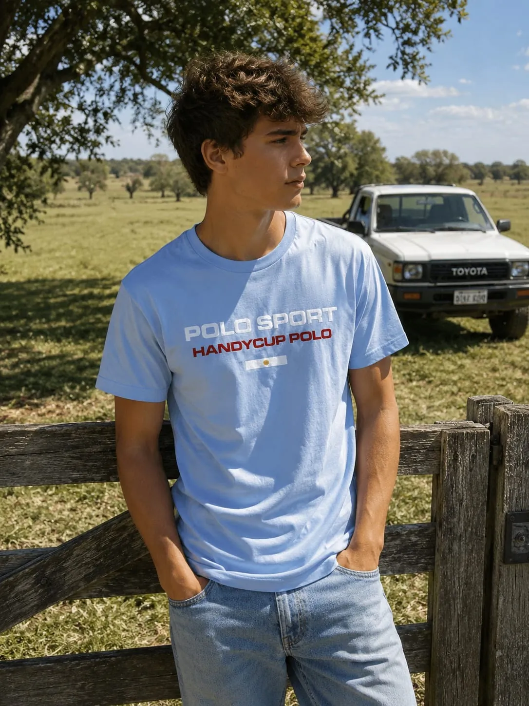 Camiseta Handycup Polo algodón estampada (Unisex) - Imagen 2